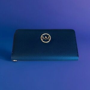 Marilyn Monroe Navy Zip Wallet
